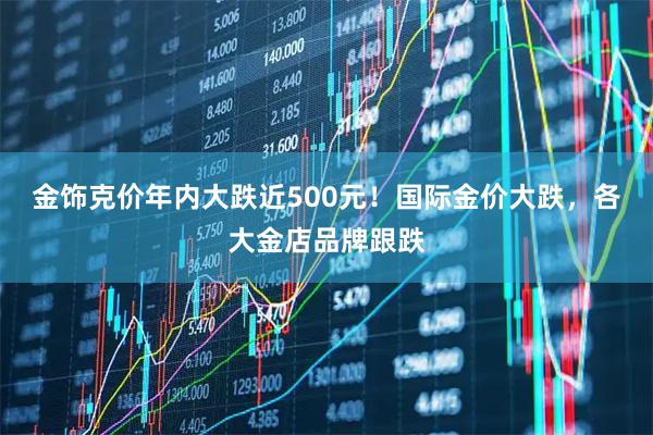 金饰克价年内大跌近500元！国际金价大跌，各大金店品牌跟跌