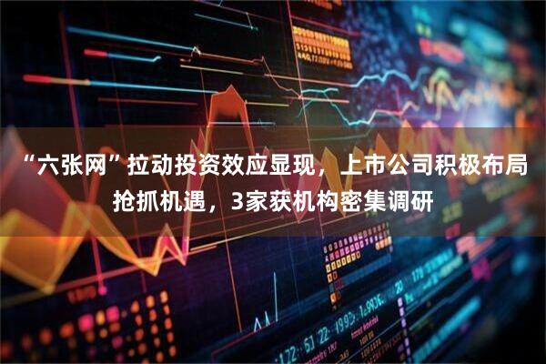 “六张网”拉动投资效应显现，上市公司积极布局抢抓机遇，3家获机构密集调研